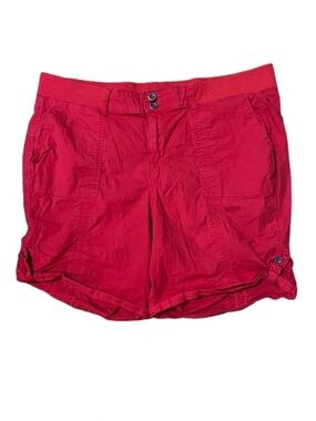 Torrid Feel The Fit Women’s Red Casual Roll-Cuff Shorts Size 20